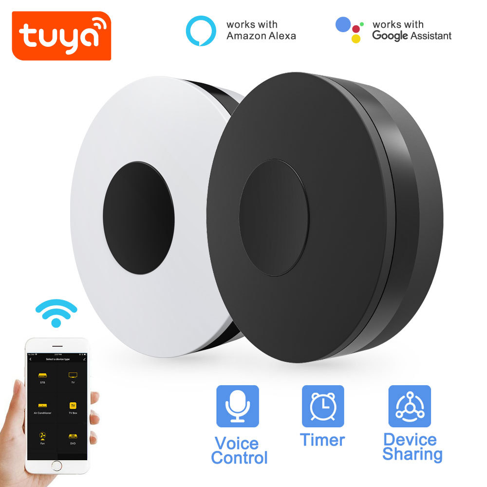 Tuya Smart Mini WiFi IR Remote Controller - Voice Control for Home Appliances
