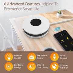 Tuya Smart Mini WiFi IR Remote Controller - Voice Control for Home Appliances