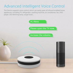 Tuya Smart Mini WiFi IR Remote Controller - Voice Control for Home Appliances