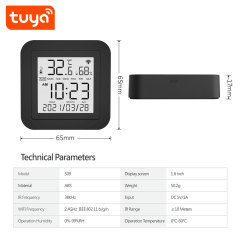 Tuya Smart WiFi IR Remote Control - Temp & Humidity Sensor, Voice Control for Home Appliance