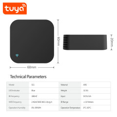 Tuya Smart WiFi IR+RF Remote Control (433/315Mhz) - Voice Control for Home Appliances