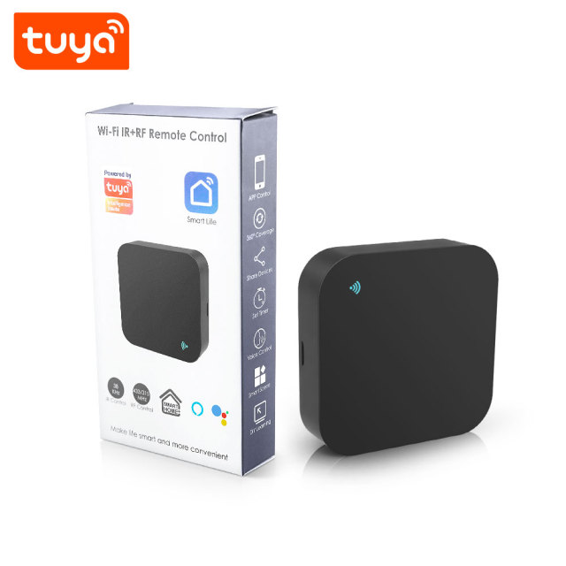 Tuya Smart WiFi IR+RF Remote Control (433/315Mhz) - Voice Control for Home Appliances
