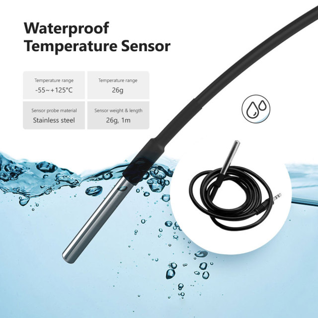 Tuya Smart WiFi Waterproof Temperature Switch 16A 3000W - RF433 Controller with Energy Monitoring