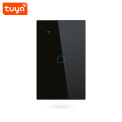 Tuya Smart 1-Gang WiFi Touch Wall Switch (US Standard) - Single Channel for Lamps