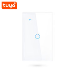 Tuya Smart 1-Gang WiFi Touch Wall Switch (US Standard) - Single Channel for Lamps