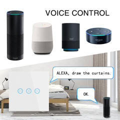 Tuya Smart EU WiFi Curtain Switch - Voice/App Control, Alexa/Google Home