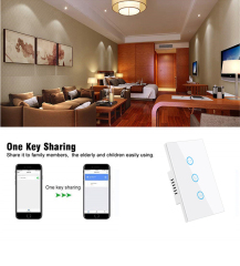 Tuya Smart WiFi Curtain Switch (US Version) – App Control for Curtains & Garage Doors