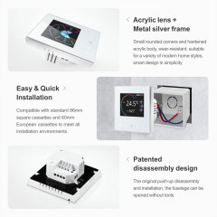 Tuya Smart WiFi Underfloor Heating Thermostat - App & Voice Control - Water/Electric/Boiler Heating Control