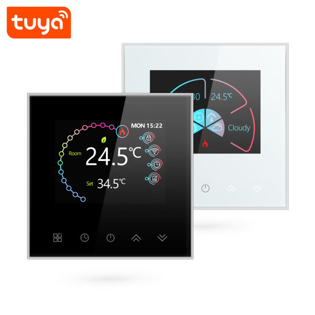 Tuya Smart WiFi Underfloor Heating Thermostat - App & Voice Control - Water/Electric/Boiler Heating Control