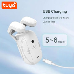 Tuya Smart WiFi Curtain Robot Motor with Voice Control for Roman Pole & Track Curtains