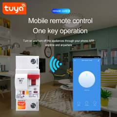 1P Tuya Smart MCB Switch | WiFi Circuit Breaker with Remote Control & Timing