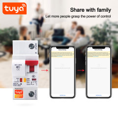 1P Tuya Smart MCB Switch | WiFi Circuit Breaker with Remote Control & Timing