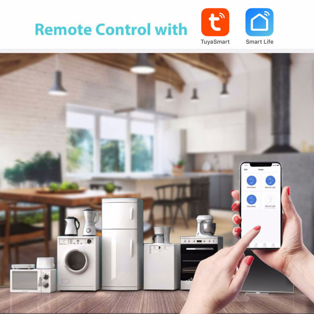 4P Tuya Smart MCB Switch – 4-Pole WiFi Circuit Breaker with App Control & Safety Protection