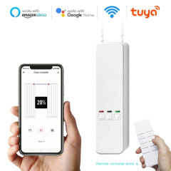 Tuya Smart WiFi Chain Curtain Controller | App & Remote Control for Blinds