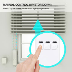Tuya Smart WiFi Chain Curtain Controller | App & Remote Control for Blinds