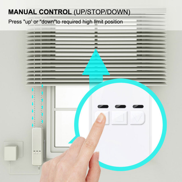 Tuya Smart WiFi Chain Curtain Controller | App & Remote Control for Blinds