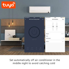 Tuya Smart WiFi Switch Energy Meter - App & Voice Control, Real-time Power Monitoring