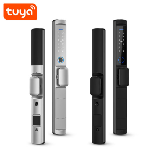 Tuya Smart WiFi Single Side Waterproof Fingerprint Door Lock with IP66 Rating & 5-in-1 Unlock Methods