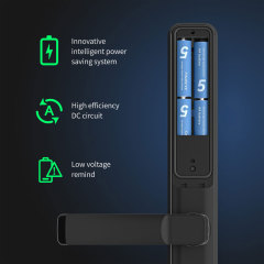 Tuya Smart WiFi Single Side Waterproof Fingerprint Door Lock with IP66 Rating & 5-in-1 Unlock Methods