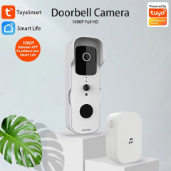 Tuya Smart Low Power WiFi HD Waterproof Video Doorbell with Two-Way Audio & Night Vision