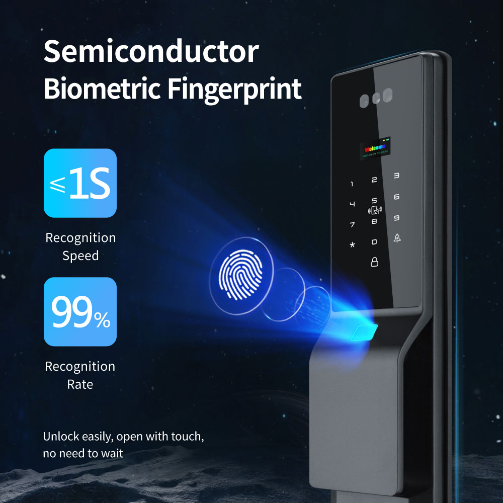 Smart door lock biometric detail