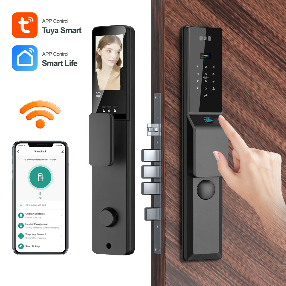 PST smart door lock side product view