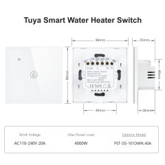 Tuya Smart WiFi Water Heater Boiler Switch (EU Version) – App & Voice Control