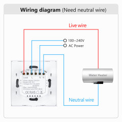 Tuya Smart WiFi Water Heater Boiler Switch (EU Version) – App & Voice Control