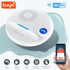 Tuya Smart WiFi Water Leakage Detector, 100dB Sound-Light Alarm Water Immersion Sensor