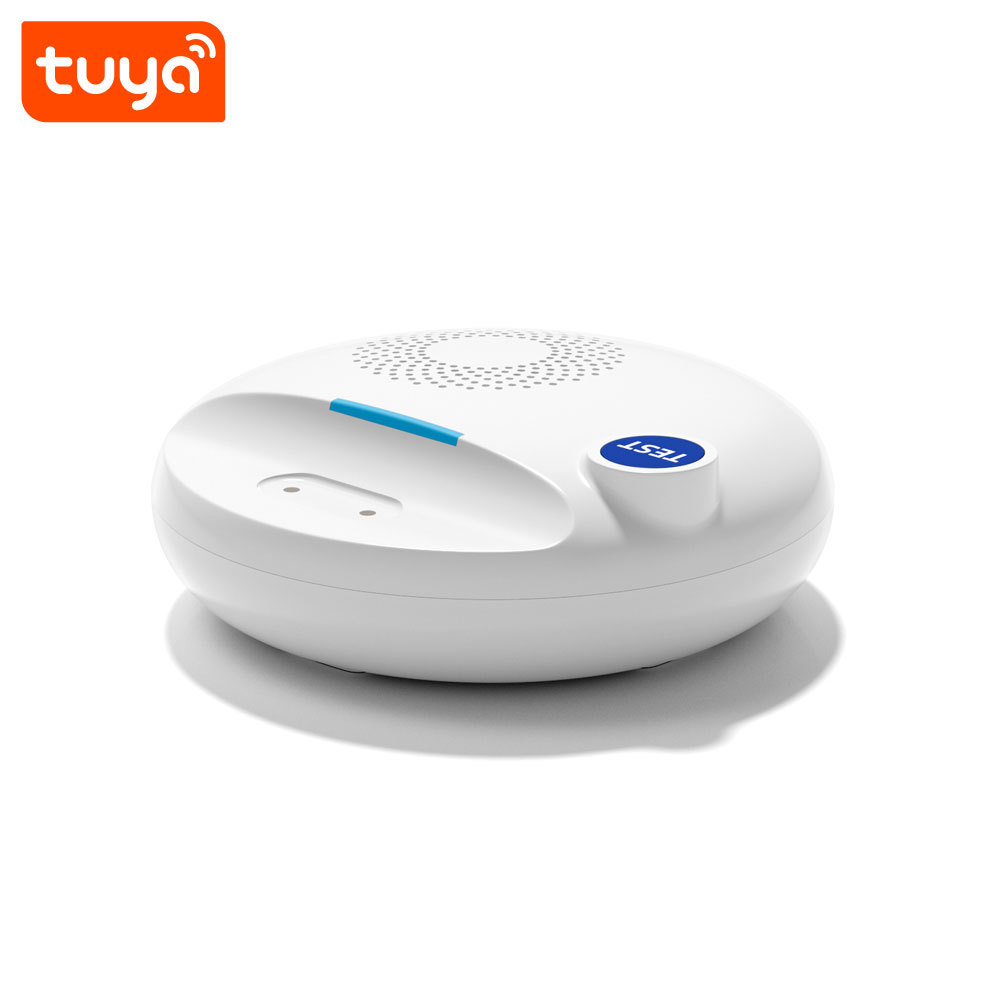 Tuya Smart WiFi Water Leakage Detector, 100dB Sound-Light Alarm Water Immersion Sensor