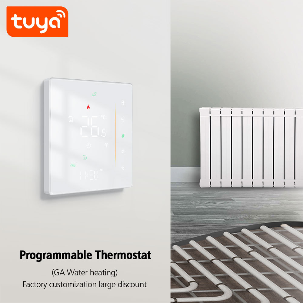 Tuya Smart WiFi Electric Water Underfloor Heating Thermostat Controller