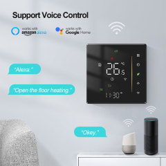 Tuya Smart WiFi 16A Electric Underfloor Heating Thermostat Dual Sensor
