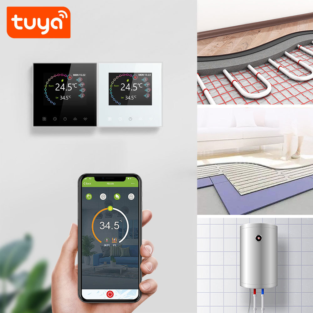 Tuya Smart WiFi 5A Water Radiant Floor Heating Thermostat Controller