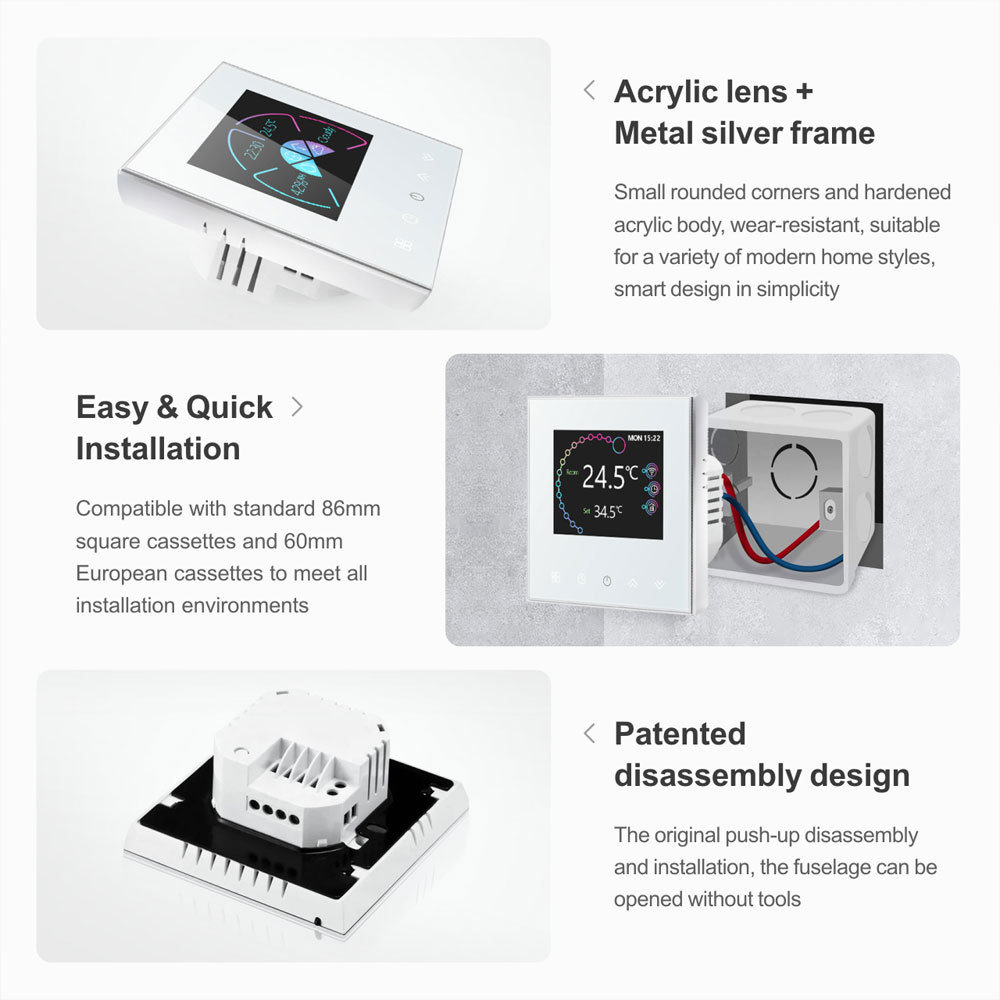 Tuya Smart WiFi 5A Water Gas Boiler Heating Thermostat Room Controller