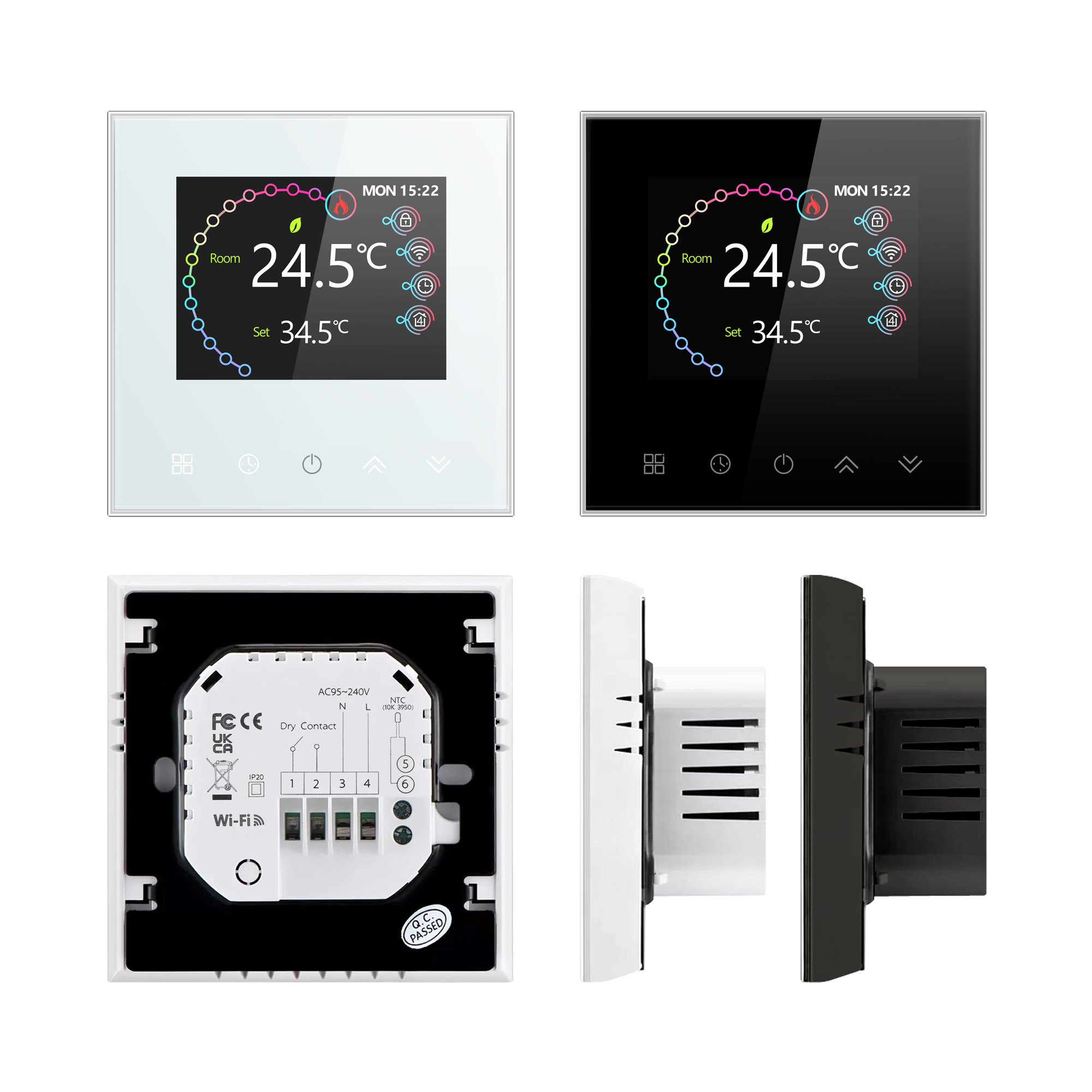 Tuya Smart WiFi 5A Water Gas Boiler Heating Thermostat Room Controller