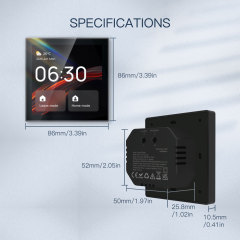 Tuya Smart 4-Inch WiFi Zigbee Gateway Control Panel Alexa Linux EU