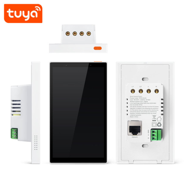 Tuya Smart 5-Inch Control Panel WiFi Zigbee Gateway Alexa Linux