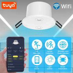 Tuya Smart WiFi 60G mmWave Radar Fall Detection Human Presence Sensor