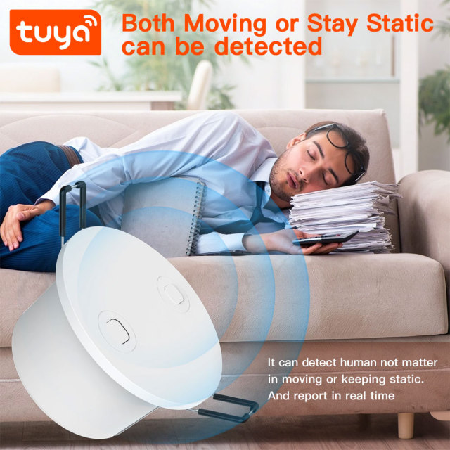 Tuya Smart WiFi 60G mmWave Radar Fall Detection Human Presence Sensor