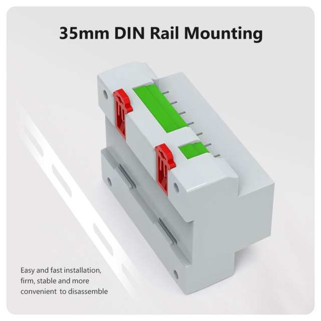 Tuya Smart WiFi 6-CH 16A Relay DIN Rail Hotel RCU Power Controller