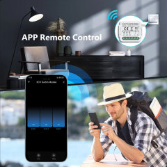 Tuya Smart WiFi BLE No Neutral 3 Gang Light Switch Module Triple Relay
