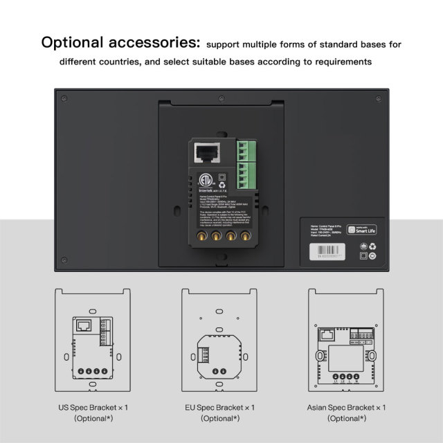 Tuya Smart 8-Inch Control Panel WiFi Zigbee Gateway Alexa Music