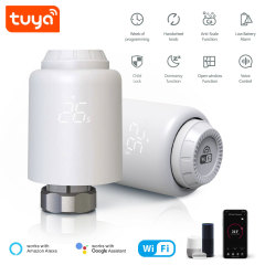 Tuya Smart WiFi LED Thermostatic Radiator Valve TRV Heater Controller