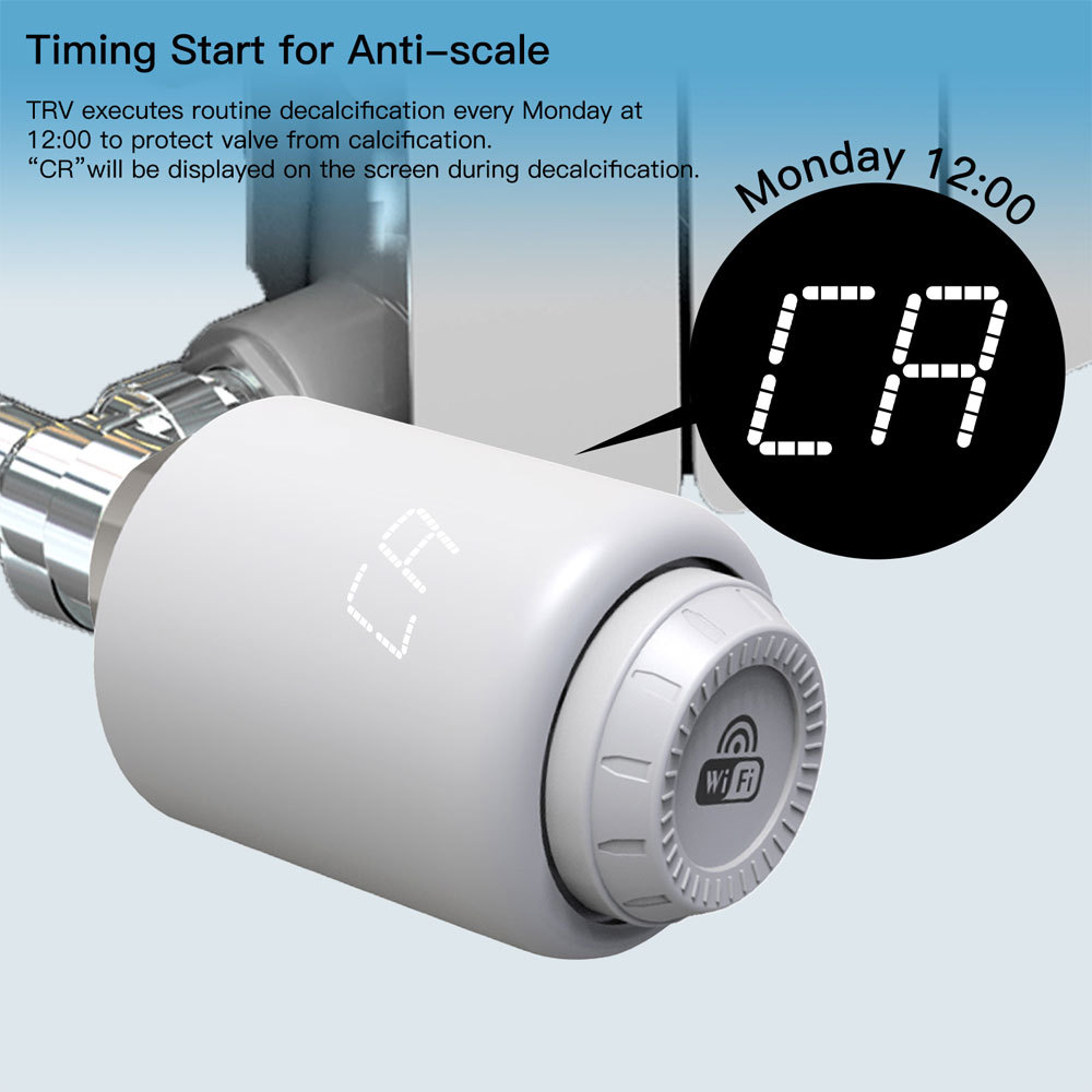 Tuya Smart WiFi LED Thermostatic Radiator Valve TRV Heater Controller
