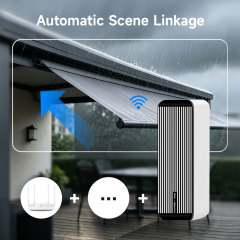 Tuya Smart WiFi 2-in-1 Rain Detector & Water Flood Leak Alarm Sensor