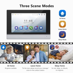Tuya Smart WiFi 1-Button IP65 Video Door Phone Kit Single Indoor Unit