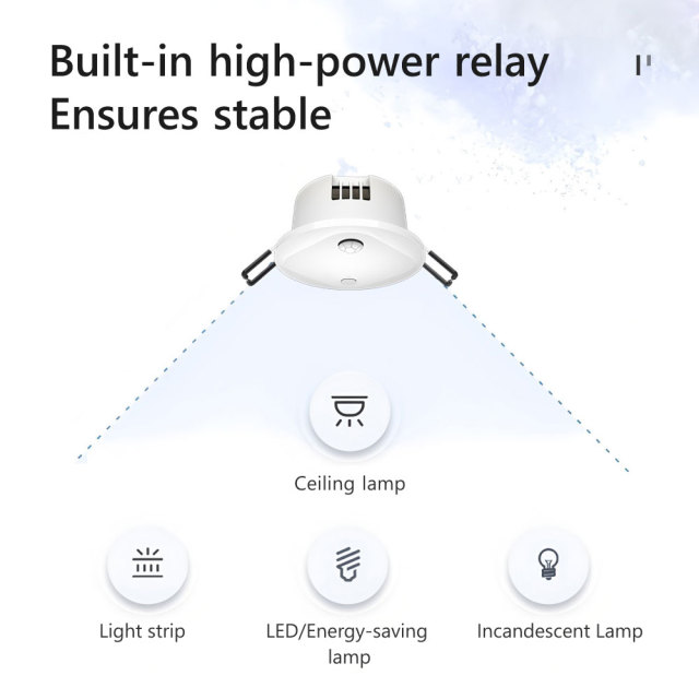 Tuya Smart WiFi 24G mmWave Radar Human Presence Sensor Light Detection