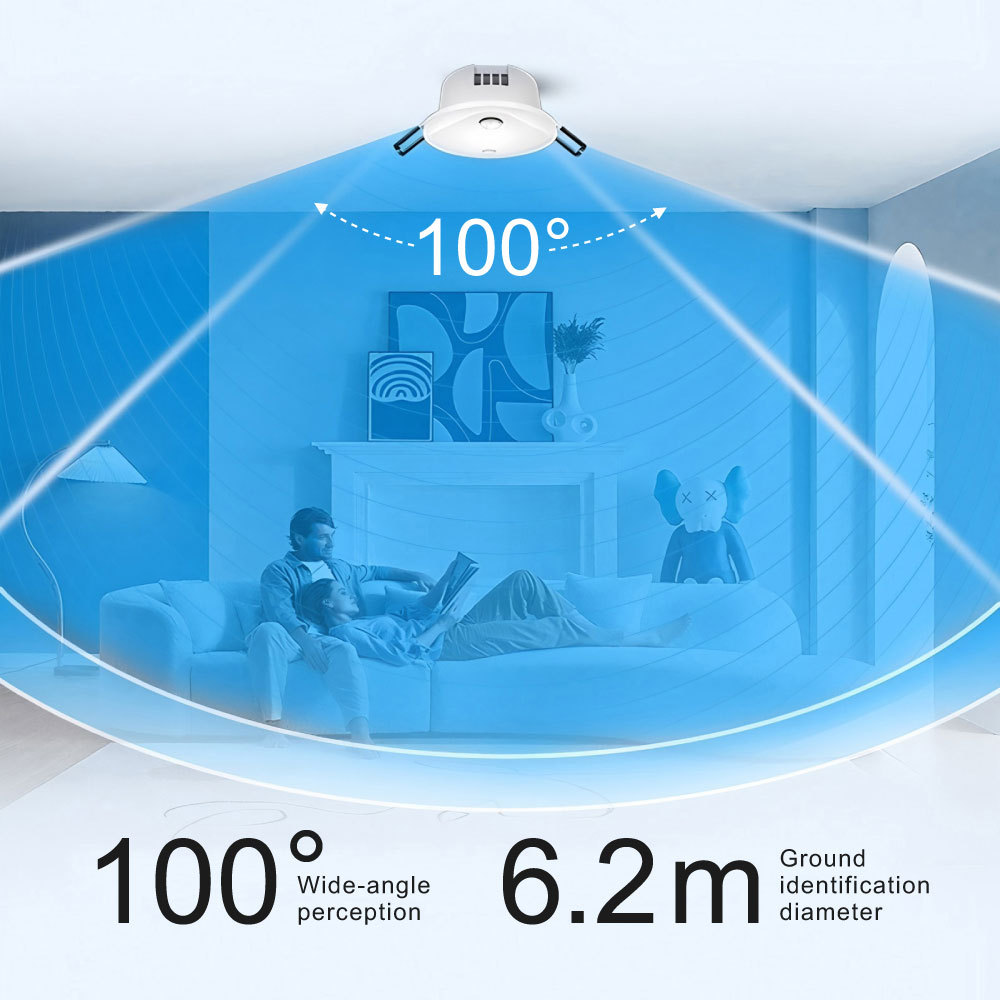 Tuya Smart WiFi 24G mmWave Radar Human Presence Sensor Light Detection