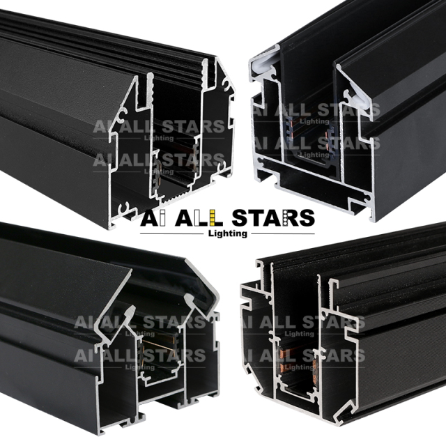 AS-MS01 Hot-Selling Magnetic Lighting Track Aluminum Profile for Stretch Ceiling