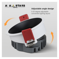 AS9104-1 Smart LED Downlight - Adjustable Beam, RGB + CW, Wholesale Factory Lighting
